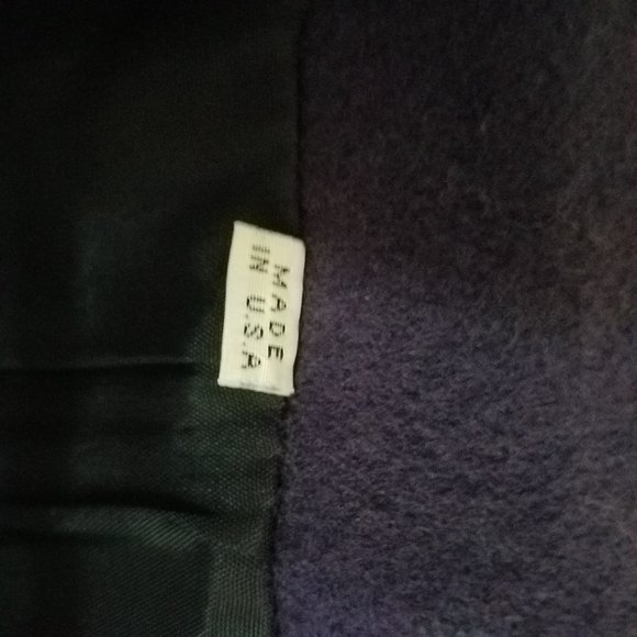 Nwot purple wool swing coat - Picture 5 of 8